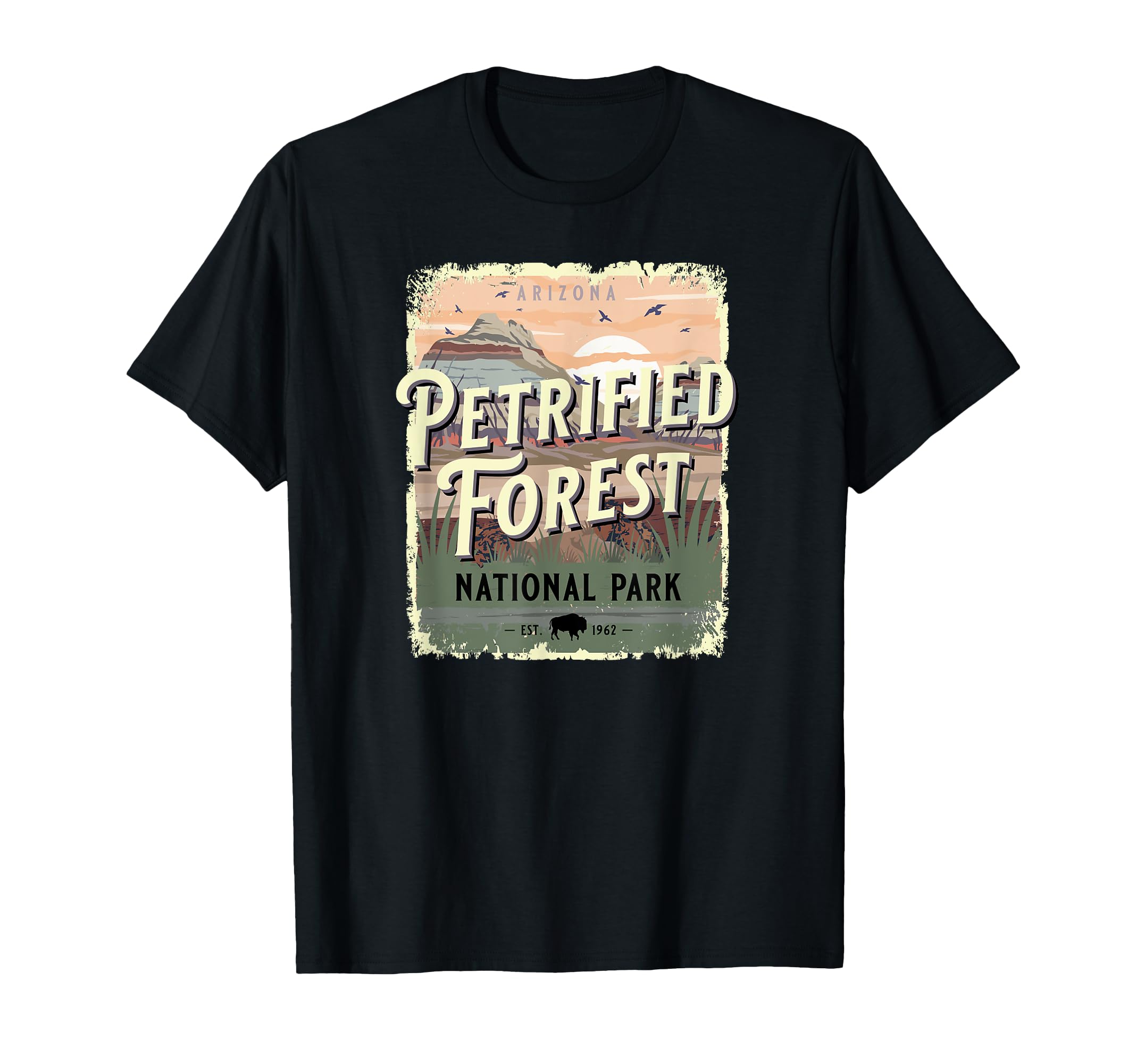 Petrified Forest National Park Arizona Az T-Shirt - Novelty Apparel Unisex - T-Shirt, Sweatshirt, Hoodie