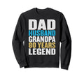 Dad Husband Grandpa 80 Years Old Sweatshirt - Graphic Print Men Women - T-Shirt, Sweatshirt, Hoodie