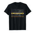 Dispatcher Calm Voice Dark Thin Gold T-Shirt - Streetwear Style for Adults - T-Shirt, Sweatshirt, Hoodie