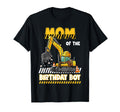 Mom Birthday Construction Excavator T-Shirt - Trendy Graphic for Adults - T-Shirt, Sweatshirt, Hoodie