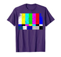 Off Air Tv Color Bars Tv T-Shirt - Novelty Apparel Men Women - T-Shirt, Sweatshirt, Hoodie