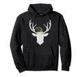 Reindeer Deer Camo Santa Hat Pajama Hunting Hoodie - Graphic Print Unisex - T-Shirt, Sweatshirt, Hoodie