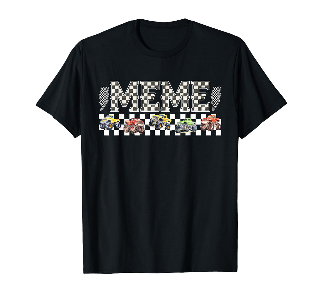 Meme Monster Truck Family Crew Birthday T-Shirt - Aesthetic Graphic Unisex - T-Shirt, Sweatshirt, Hoodie