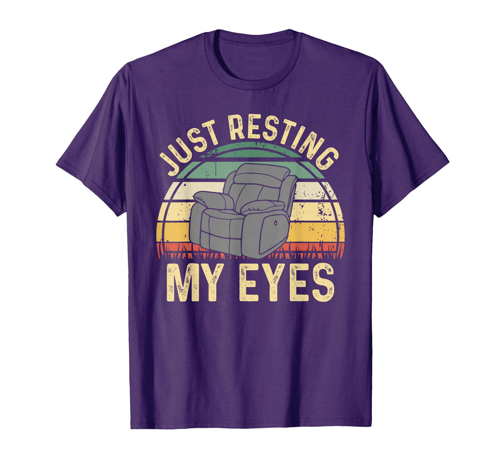 Just Resting My Eyes Funny Dad Fathers T-Shirt - Graphic Print Men Women - T-Shirt, Sweatshirt, Hoodie
