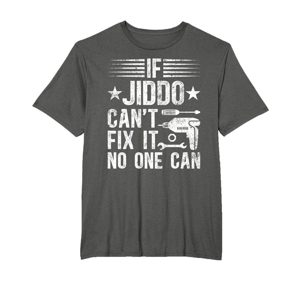 If Jiddo Cant Fix It Arabic Grandpa T-Shirt - Minimalist Print Men Women - T-Shirt, Sweatshirt, Hoodie
