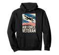 Air Force Veteran Us American Flag Hoodie - Aesthetic Graphic for Adults - T-Shirt, Sweatshirt, Hoodie
