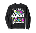 Groovy Bonus Dad 2025 Graduate Senior Sweatshirt - Graphic Print Unisex - T-Shirt, Sweatshirt, Hoodie