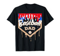 Baseball Drip Dad Ice Cream Home T-Shirt - Minimalist Print for Adults - T-Shirt, Sweatshirt, Hoodie