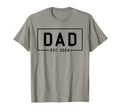 Dad Est 2024 First Fathers Day 2024 T-Shirt - Trendy Graphic for Adults - T-Shirt, Sweatshirt, Hoodie