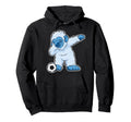 Soccer Dabbing Bigfoot Yeti Abominable Hoodie - Custom Art Print Unisex - T-Shirt, Sweatshirt, Hoodie