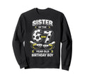 Birthday I Was 6 Now Im 7 Six Sweatshirt - Fun Novelty Design Men Women - T-Shirt, Sweatshirt, Hoodie