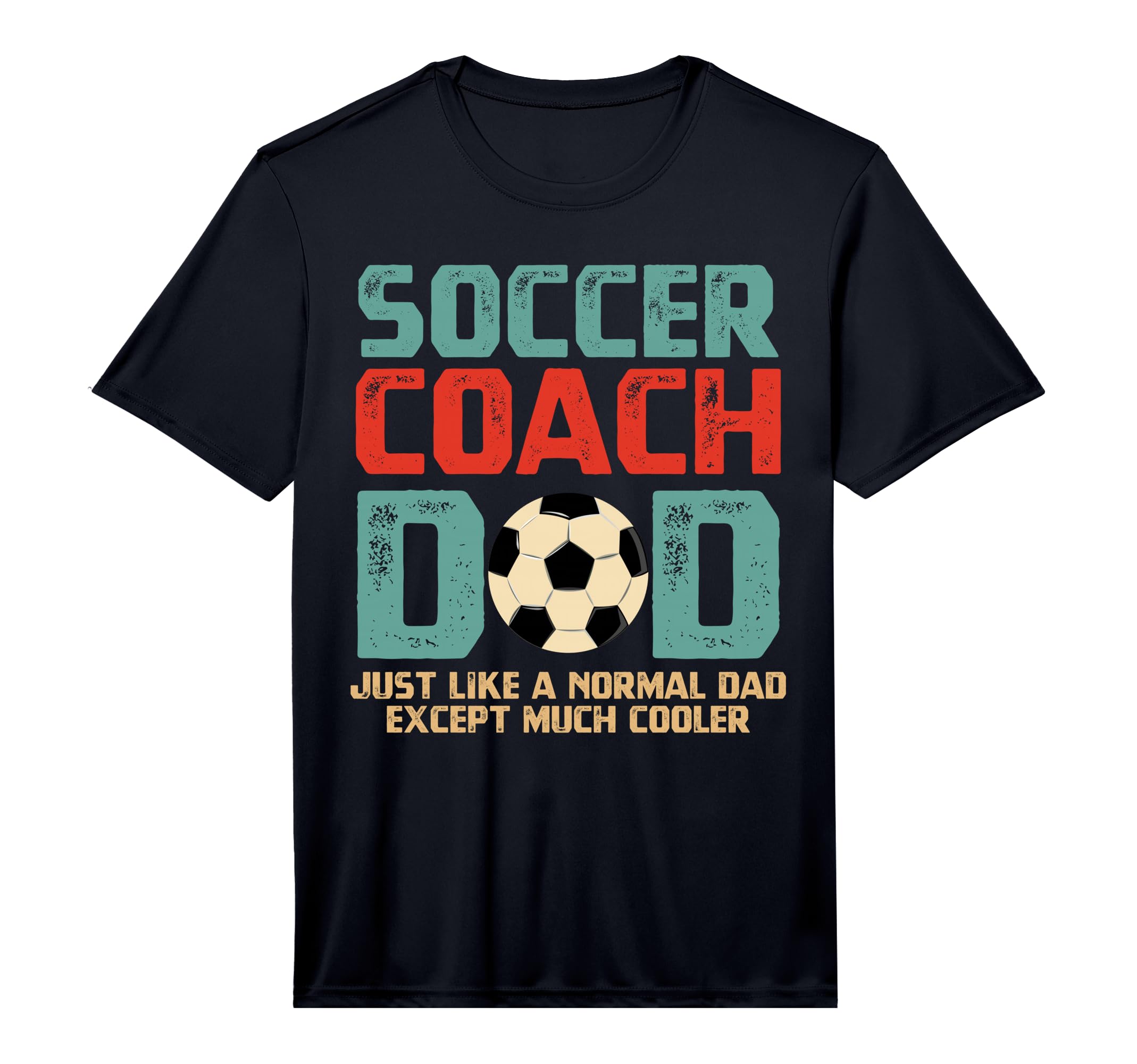 Mens Soccer Coach Dad Performance T-Shirt - Minimalist Print Men Women - T-Shirt, Sweatshirt, Hoodie