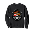 Mens Papa Bear Face Sunglasses Sweatshirt - Novelty Apparel for Adults - T-Shirt, Sweatshirt, Hoodie