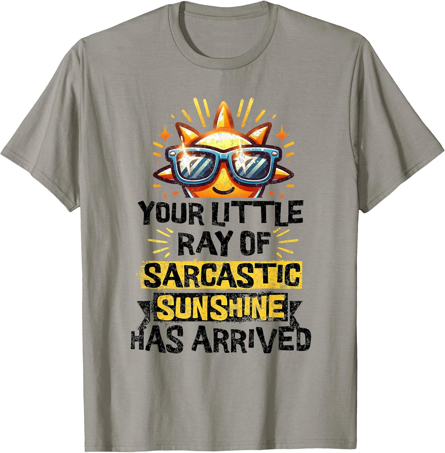 Your Little Ray of Sarcastic Sunshine Funny Sassy - Adult & Kids T-Shirts, Sweatshirts & Hoodies apparel design preview 1