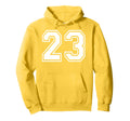 23 Number Twenty Three Team Sports Hoodie - Minimalist Print Unisex - T-Shirt, Sweatshirt, Hoodie