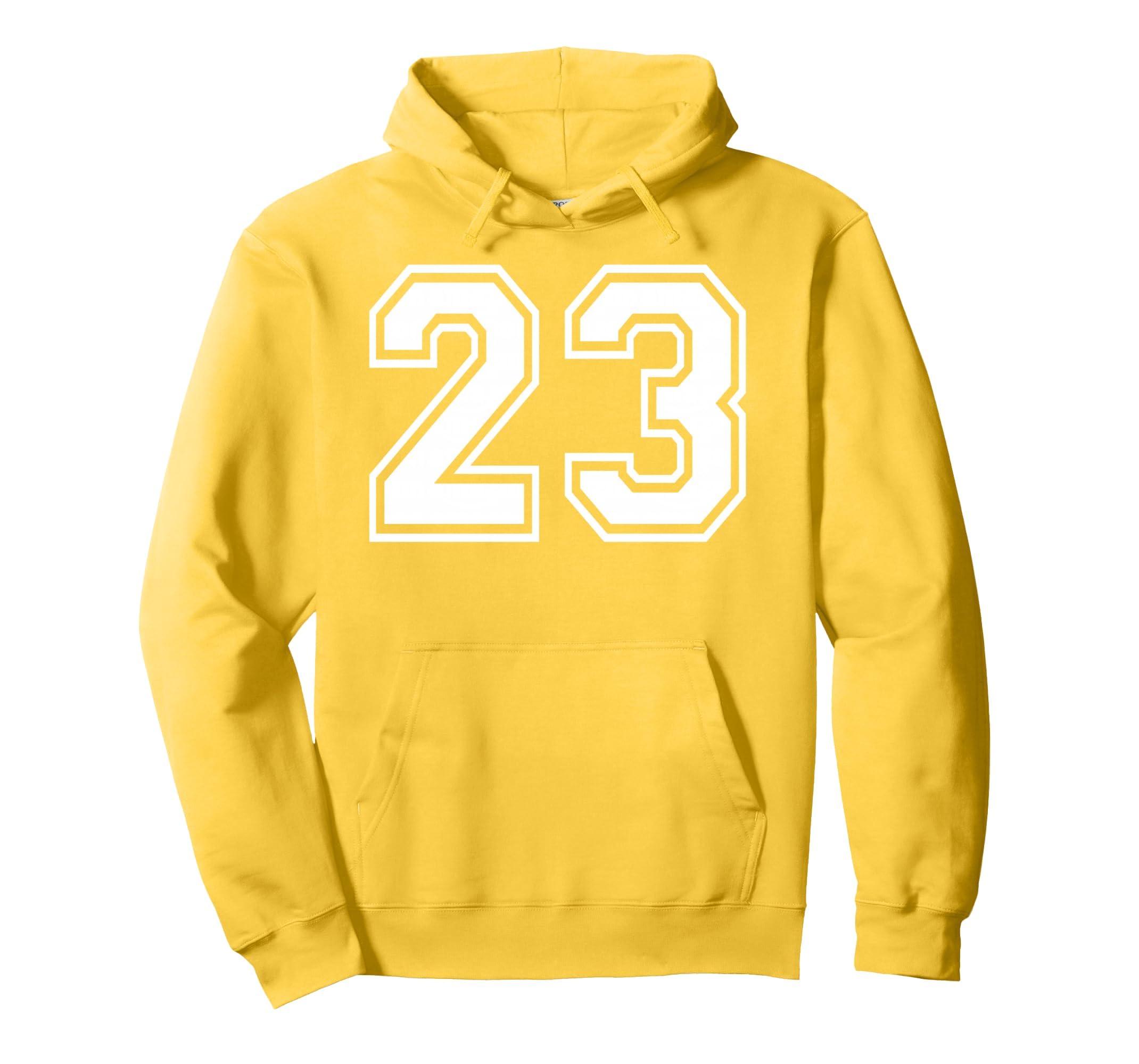 23 Number Twenty Three Team Sports Hoodie - Minimalist Print Unisex - T-Shirt, Sweatshirt, Hoodie