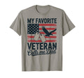 My Favorite Veteran Calls Me Dad T-Shirt - Casual Everyday Wear for Adults - T-Shirt, Sweatshirt, Hoodie