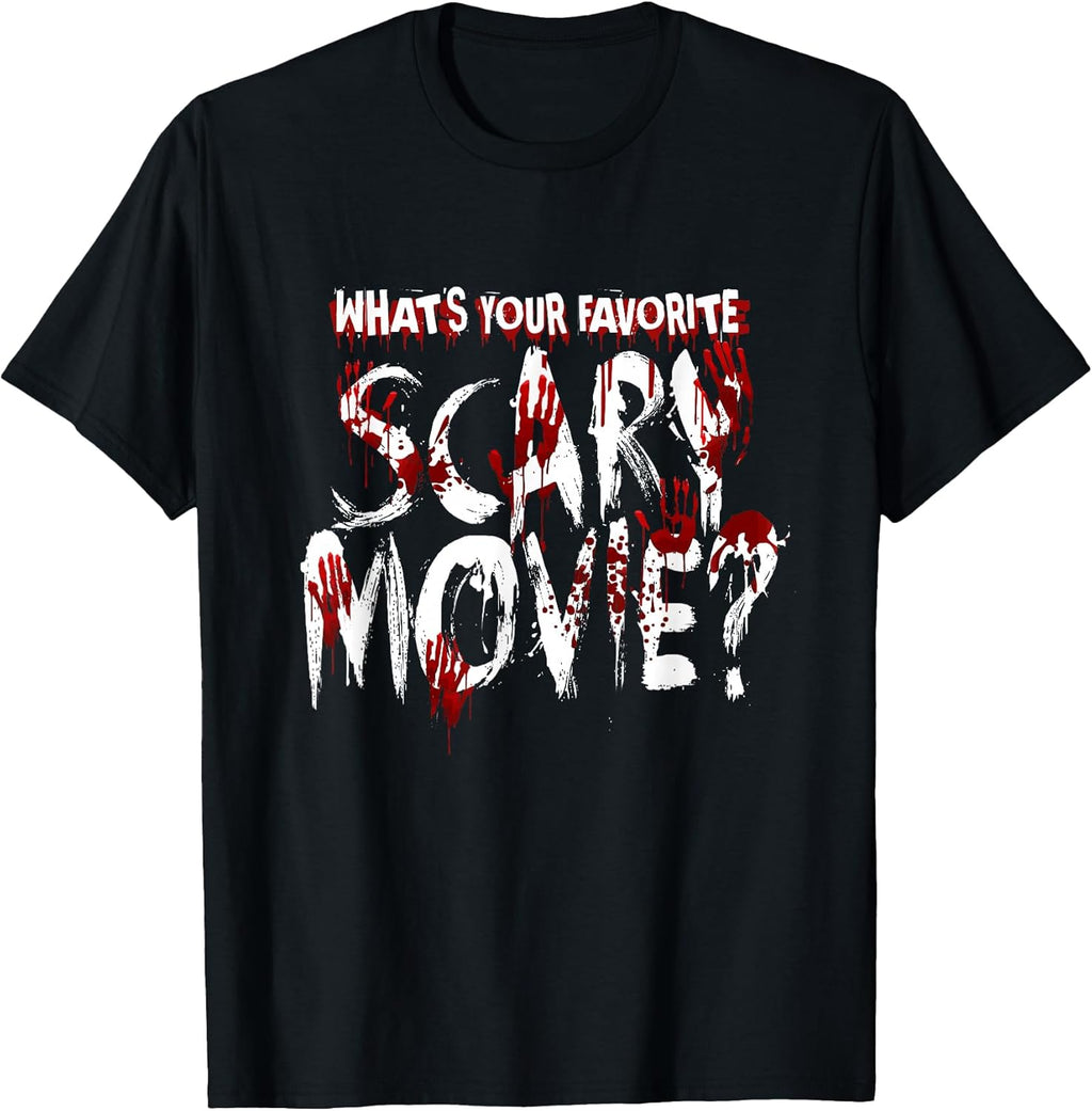 What's Your Favorite Scary Movie? Horror Film - Adult & Kids T-Shirts, Sweatshirts & Hoodies apparel design preview 1