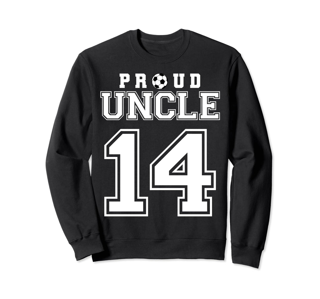 Number 14 Custom Proud Soccer Futbol Sweatshirt - Streetwear Style Unisex - T-Shirt, Sweatshirt, Hoodie
