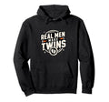 Real Make Twins Twin Dad Pride Hoodie - Minimalist Print for Adults - T-Shirt, Sweatshirt, Hoodie