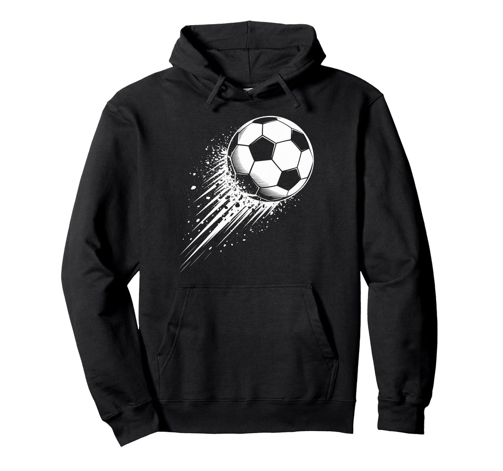 Splash Art Soccer Football Ball Soccer Hoodie - Graphic Print for Adults - T-Shirt, Sweatshirt, Hoodie
