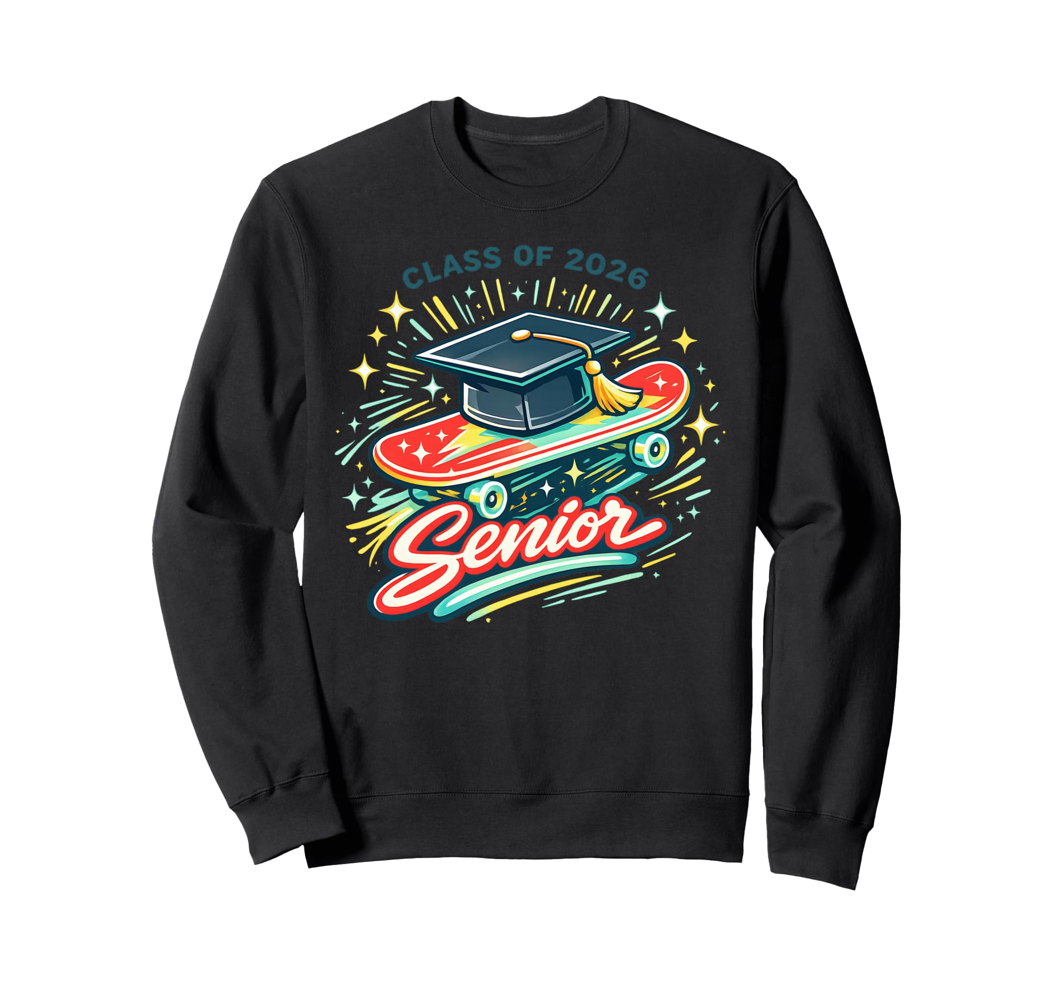 Senior Mom Graduation Class 2026 Sweatshirt - Custom Art Print Unisex - T-Shirt, Sweatshirt, Hoodie