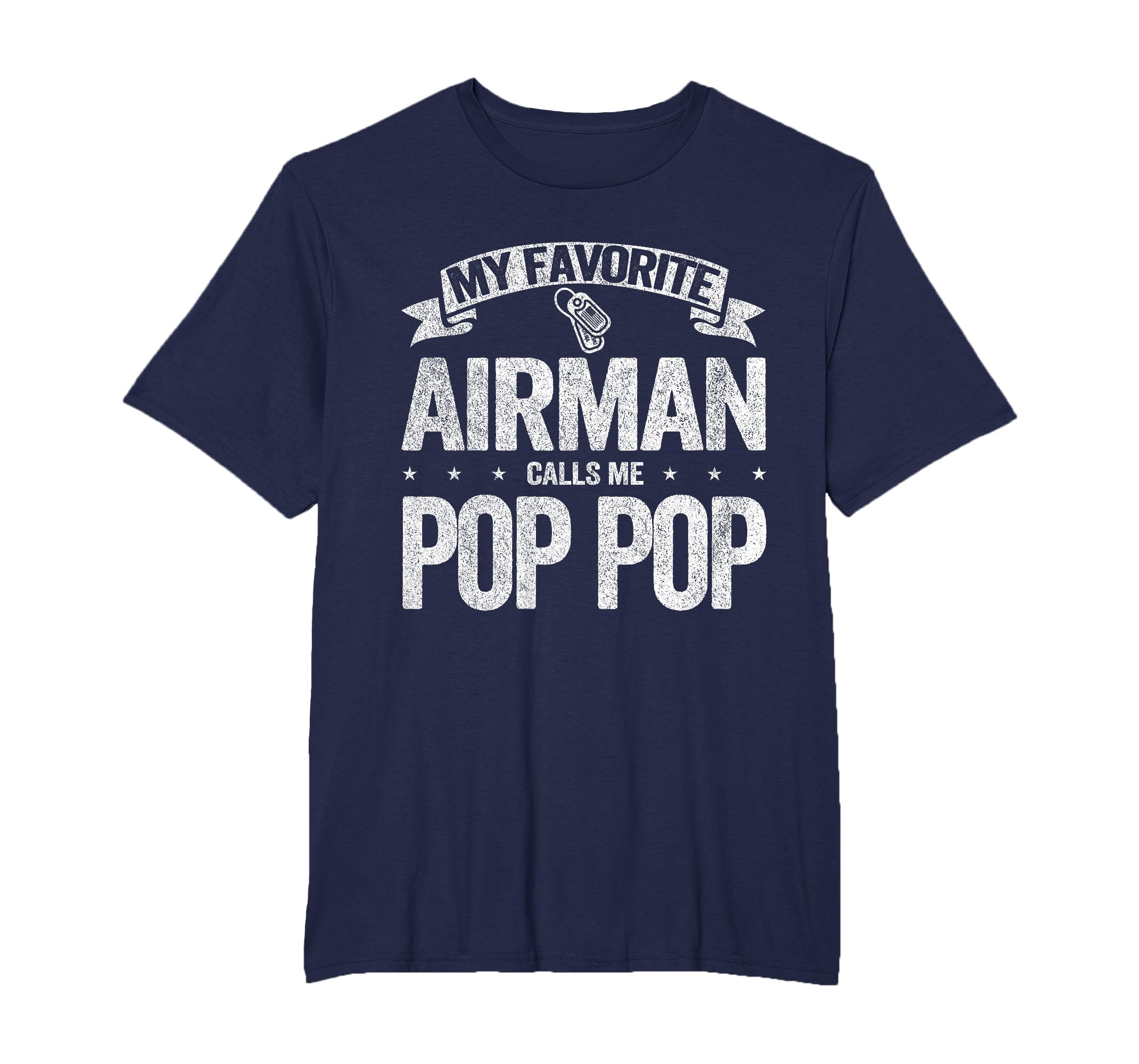 My Favorite Airman Calls Me Pop Pop T-Shirt - Aesthetic Graphic for Adults - T-Shirt, Sweatshirt, Hoodie