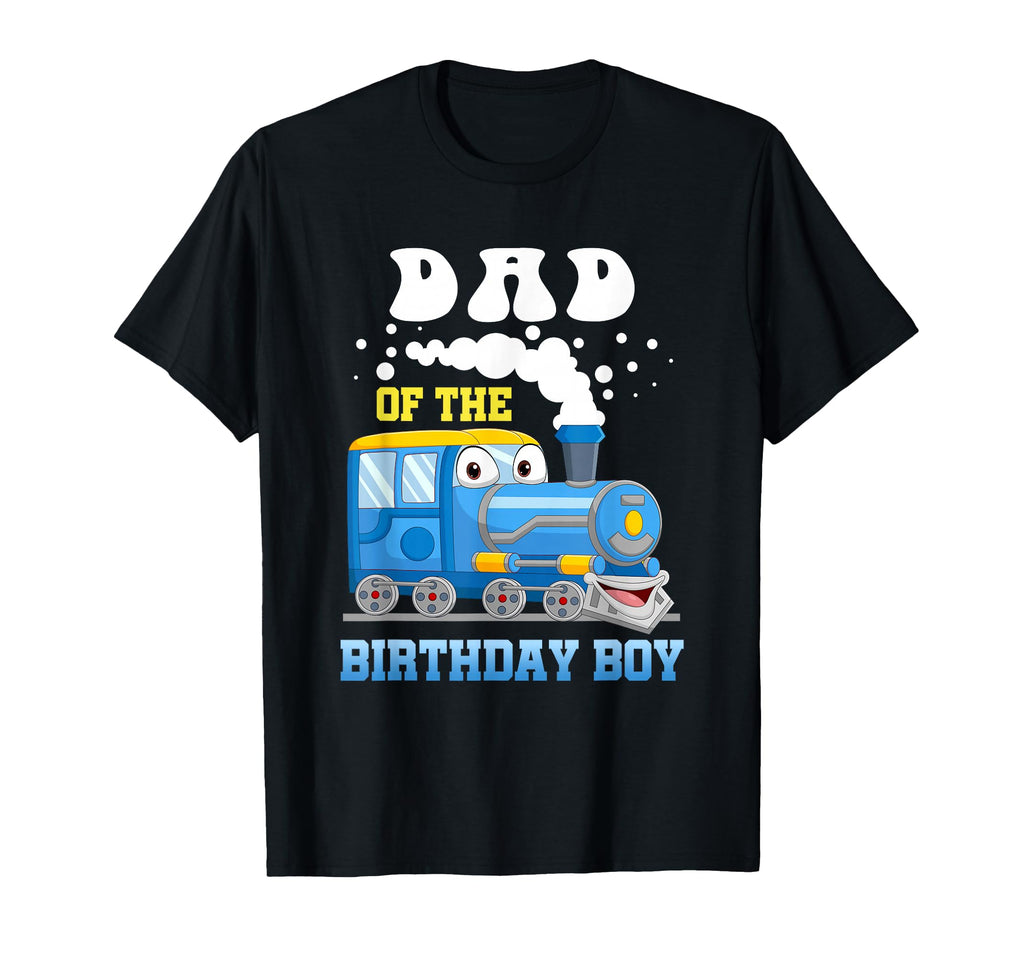 Dad Birthday Train Lover Family T-Shirt - Unique Graphic for Adults - T-Shirt, Sweatshirt, Hoodie