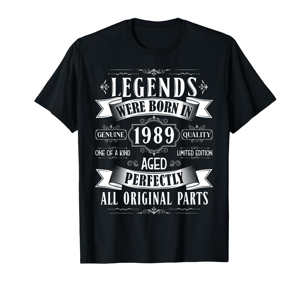 Legends Born 1989 37Th Birthday 37 Years T-Shirt - Streetwear Style Unisex - T-Shirt, Sweatshirt, Hoodie