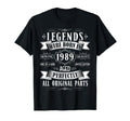 Legends Born 1989 37Th Birthday 37 Years T-Shirt - Streetwear Style Unisex - T-Shirt, Sweatshirt, Hoodie