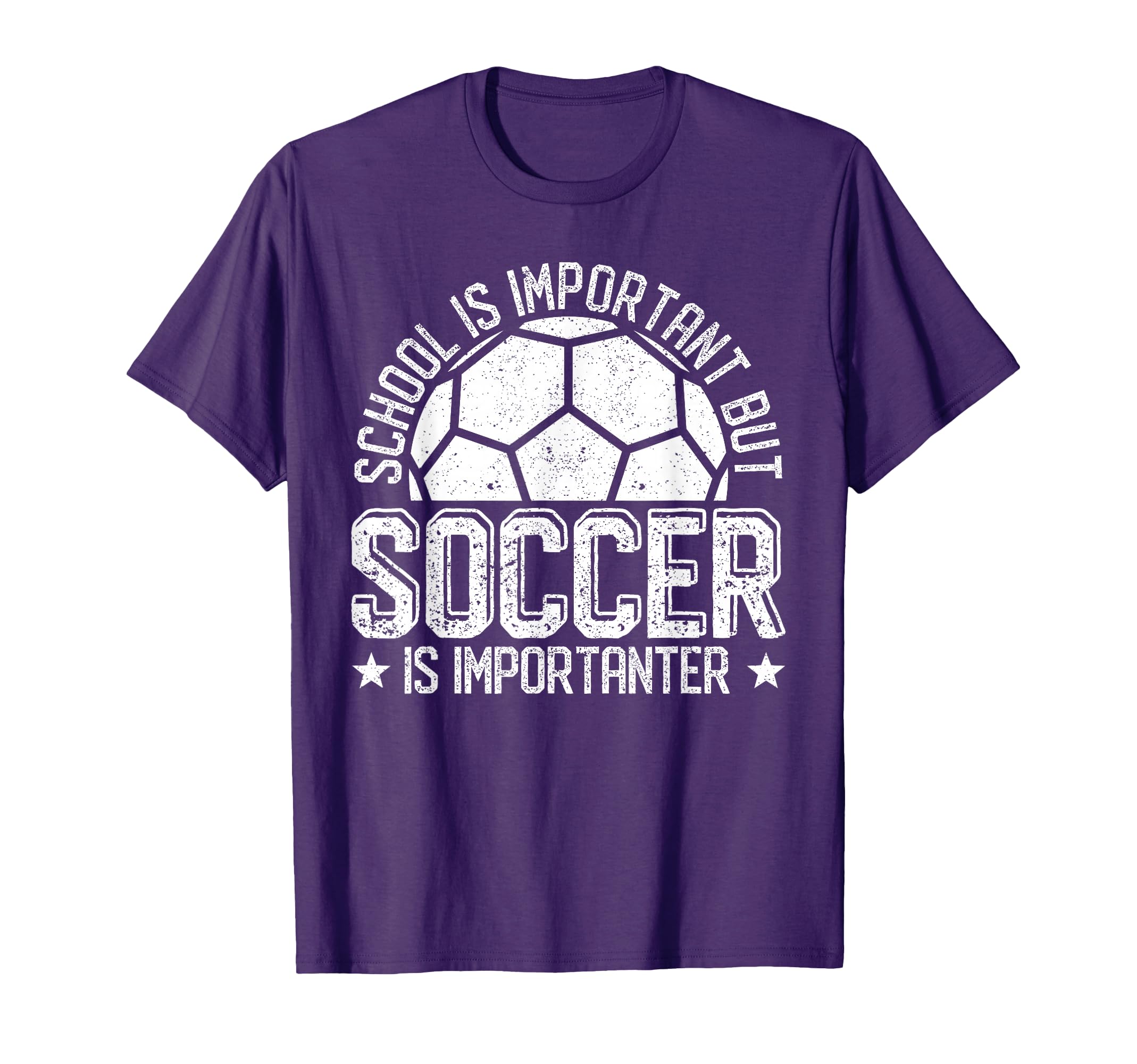 School Is Important But Soccer Is T-Shirt - Aesthetic Graphic Men Women - T-Shirt, Sweatshirt, Hoodie