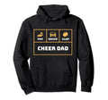 Cheerleading Dad Cheerleader Cheer Dad Hoodie - Novelty Apparel Men Women - T-Shirt, Sweatshirt, Hoodie