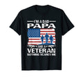 Mens Im Dad Papa And Veteran And T-Shirt - Unique Graphic Men Women - T-Shirt, Sweatshirt, Hoodie