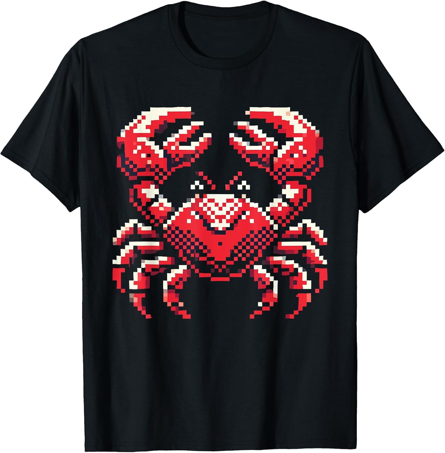 Pixel Art Crab Retro Gaming Lovers - Adult & Kids T-Shirts, Sweatshirts & Hoodies apparel design preview 1