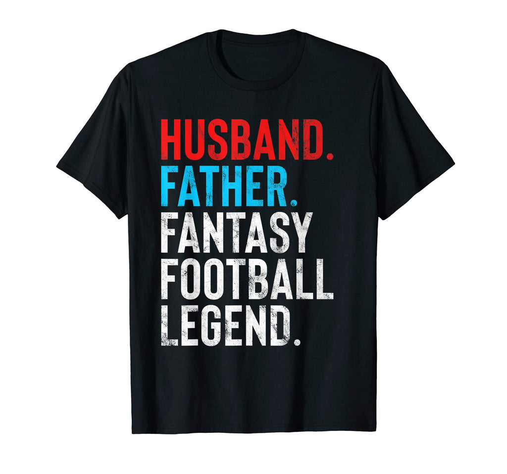 Husband Father Fantasy Football T-Shirt - Minimalist Print for Adults - T-Shirt, Sweatshirt, Hoodie