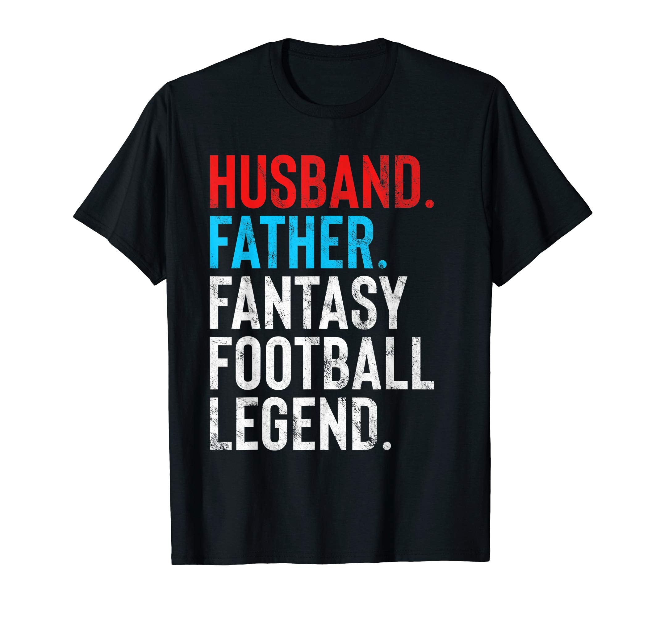 Husband Father Fantasy Football T-Shirt - Minimalist Print for Adults - T-Shirt, Sweatshirt, Hoodie