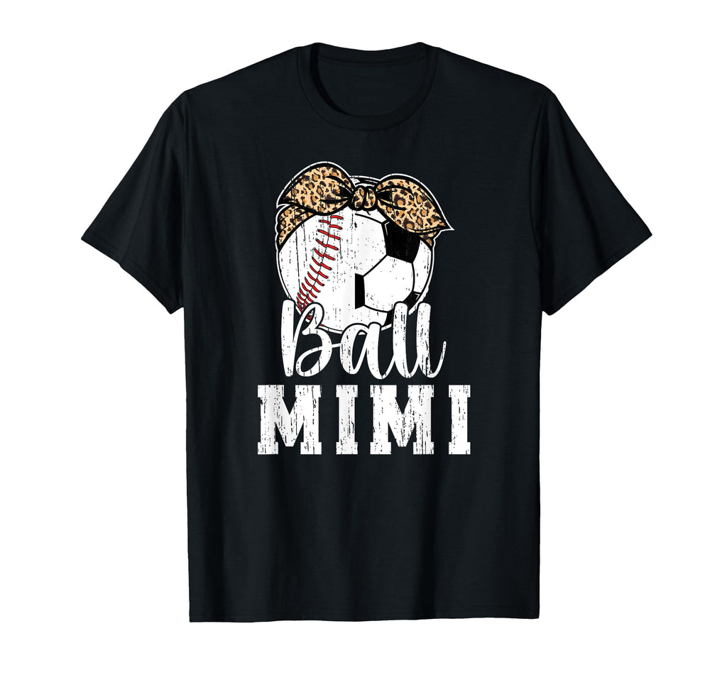 Ball Mimi Grandma Baseball Soccer Mimi T-Shirt - Fun Novelty Design Unisex - T-Shirt, Sweatshirt, Hoodie