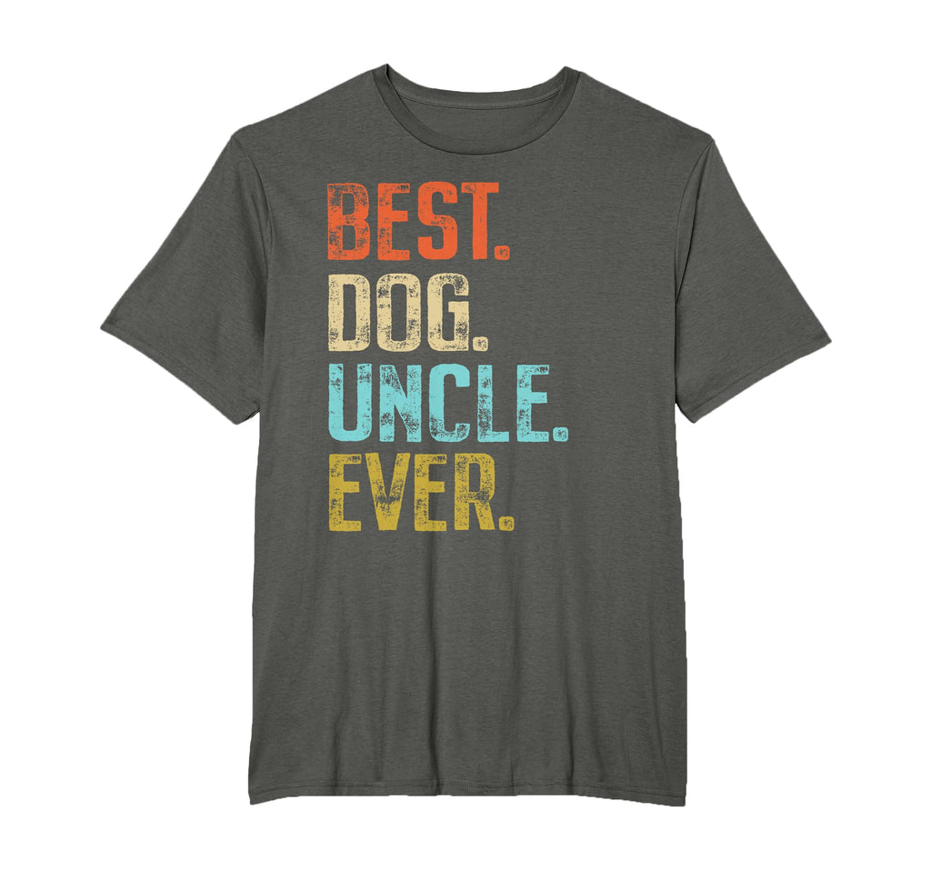 Mens Best Dog Uncle Ever Dog Lover T-Shirt - Novelty Apparel for Adults - T-Shirt, Sweatshirt, Hoodie