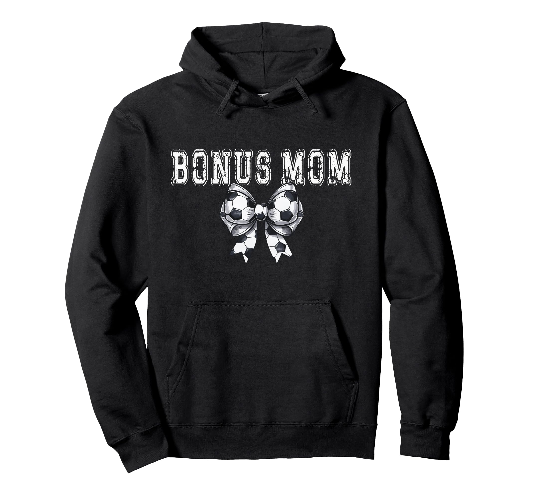 Coquette Soccer Bonus Mom Spirit Hoodie - Fun Novelty Design Men Women - T-Shirt, Sweatshirt, Hoodie