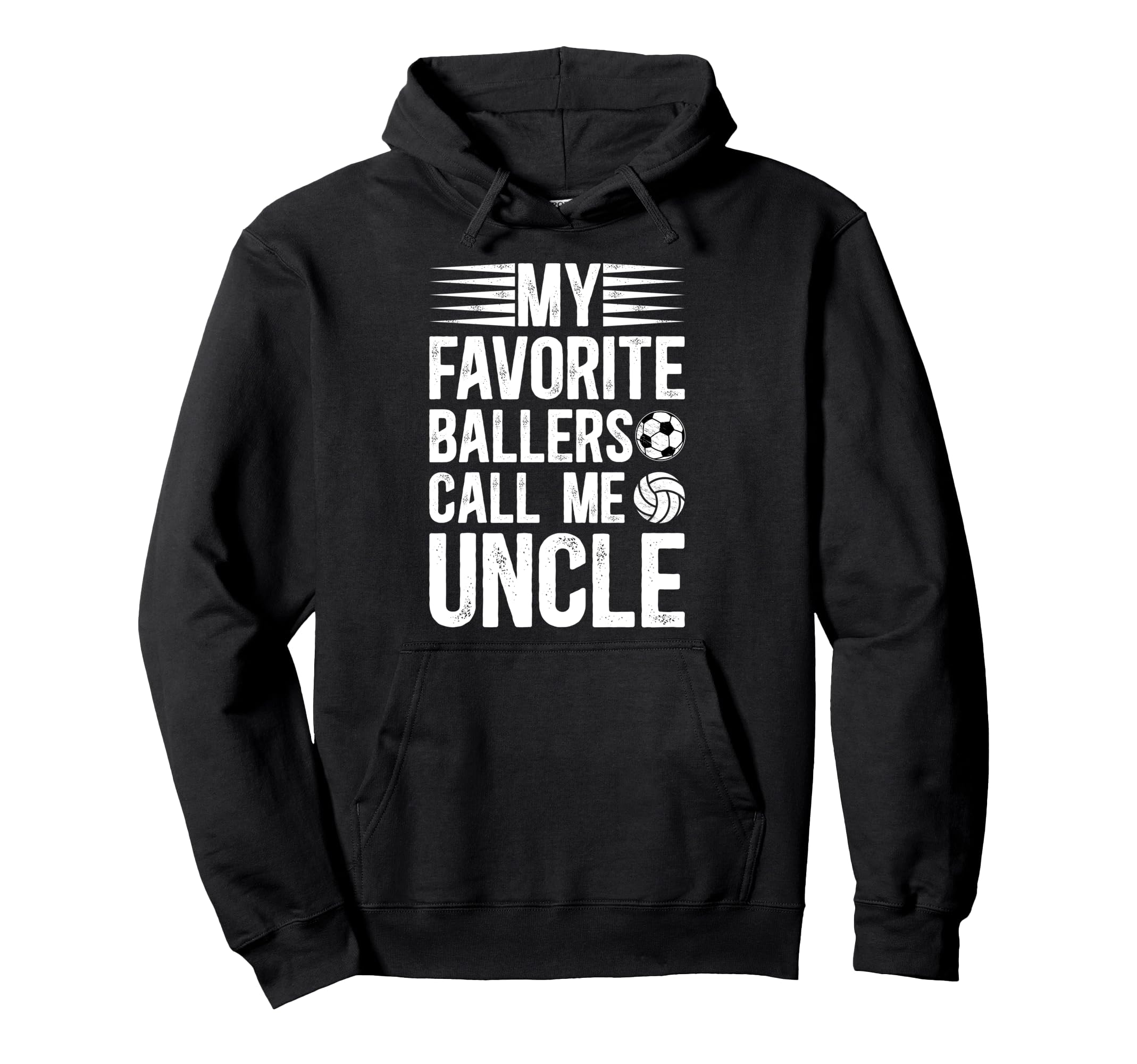 My Favorite Ballers Call Me Uncle Hoodie - Minimalist Print Unisex - T-Shirt, Sweatshirt, Hoodie