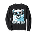 Papa Bear Pixel Art Sunglasses Sweatshirt - Streetwear Style Men Women - T-Shirt, Sweatshirt, Hoodie