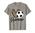 Soccer Grammie Leopard Heart Grammie T-Shirt - Custom Art Print Unisex - T-Shirt, Sweatshirt, Hoodie