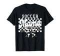 Soccer Mama Checkered Soccer Mom Soccer T-Shirt - Aesthetic Graphic Unisex - T-Shirt, Sweatshirt, Hoodie