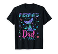 Birthday Mermaid Dad Matching Family T-Shirt - Custom Art Print for Adults - T-Shirt, Sweatshirt, Hoodie