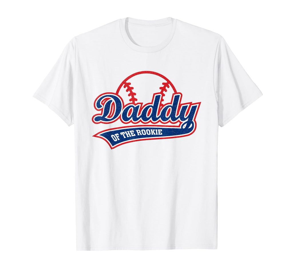 Funny Baseball Daddy Rookie T-Shirt - Fun Novelty Design for Adults - T-Shirt, Sweatshirt, Hoodie
