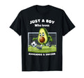 Just Who Loves Avocado And Soccer Funny T-Shirt - Trendy Graphic Men Women - T-Shirt, Sweatshirt, Hoodie