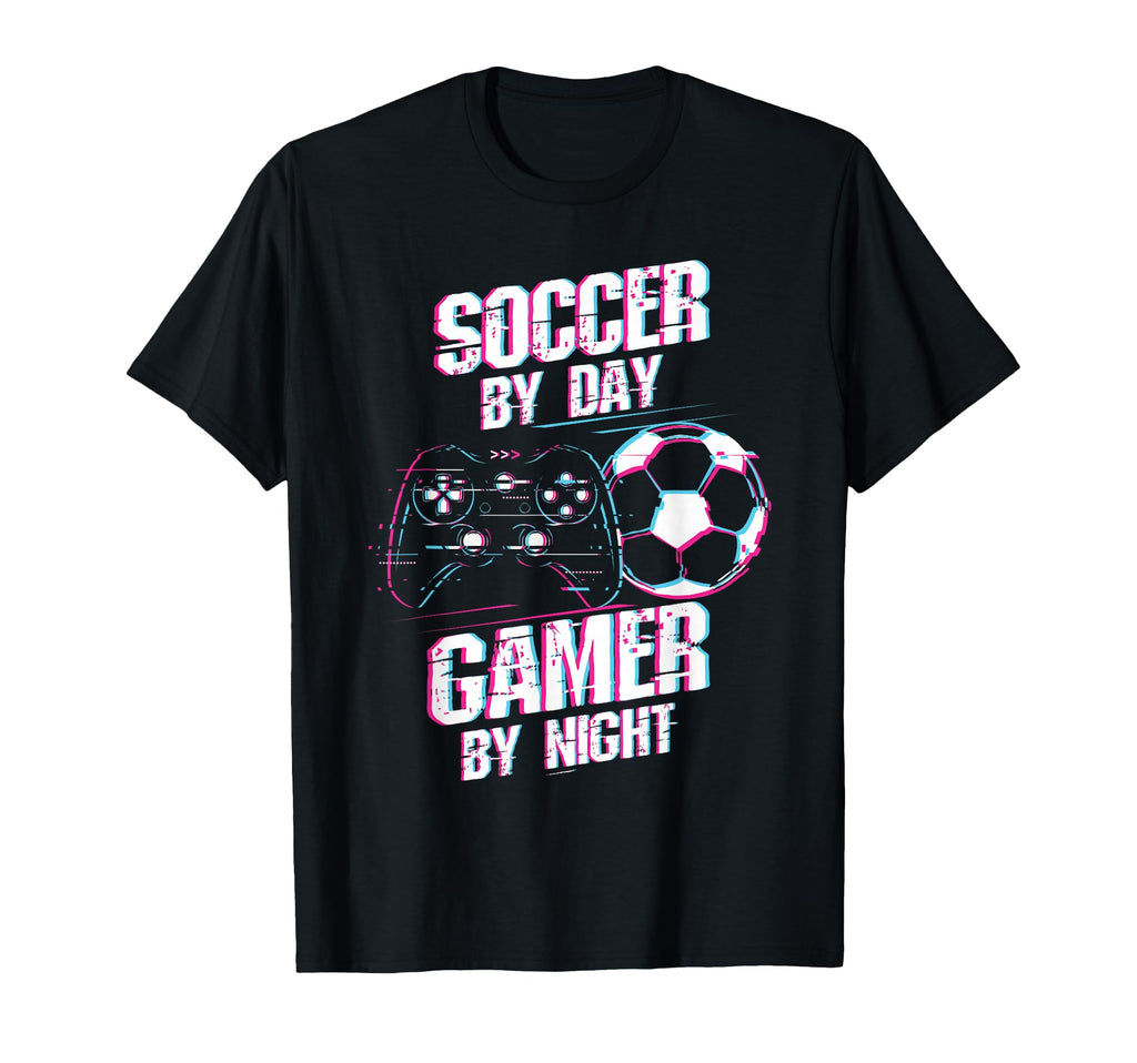 Soccer Day Gamer Night Soccer Gamer T-Shirt - Minimalist Print Men Women - T-Shirt, Sweatshirt, Hoodie