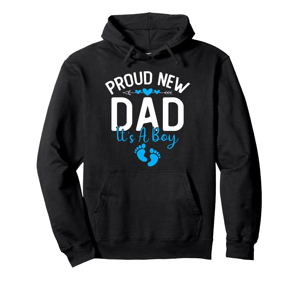Proud New Dad Its Promoted To Daddy Son Hoodie - Streetwear Style Unisex - T-Shirt, Sweatshirt, Hoodie
