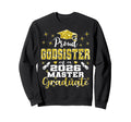 Proud Godsister 2026 Class Master Sweatshirt - Graphic Print Men Women - T-Shirt, Sweatshirt, Hoodie