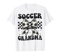 Soccer Grandma Funny Coquette Bow T-Shirt - Trendy Graphic for Adults - T-Shirt, Sweatshirt, Hoodie